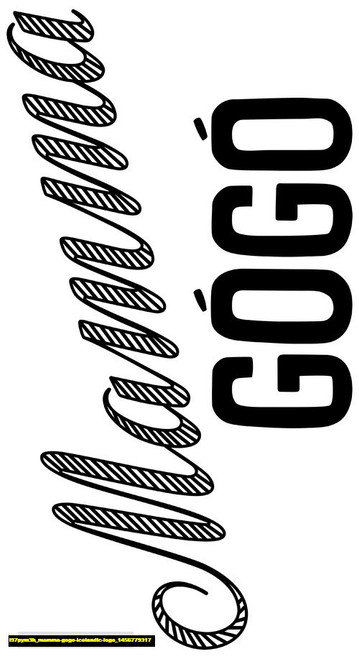 Jual Poster Film mamma gogo icelandic logo (l97pym3h)