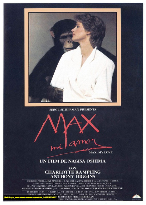 Jual Poster Film max mon amour spanish (j3x61cys)
