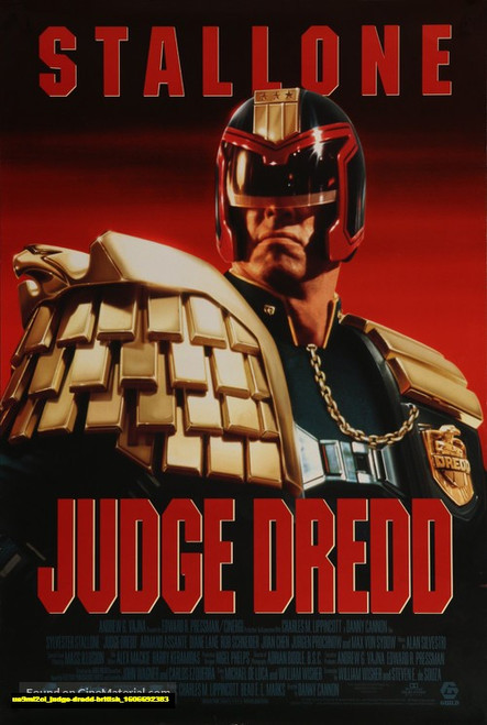 Jual Poster Film judge dredd british (ue9ml2ol)