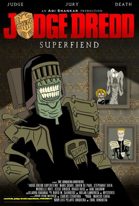 Jual Poster Film judge dredd superfiend (casvic8a)