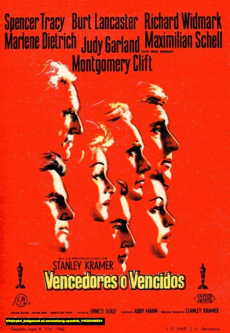 Jual Poster Film judgment at nuremberg spanish (h9qixyh4)