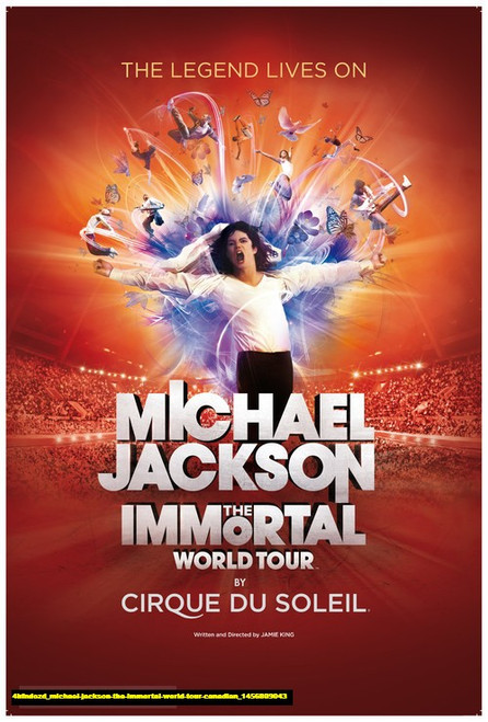 Jual Poster Film michael jackson the immortal world tour canadian (4hfndozd)