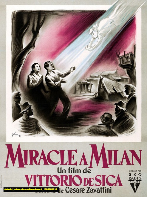 Jual Poster Film miracolo a milano french (rjehmkrj)
