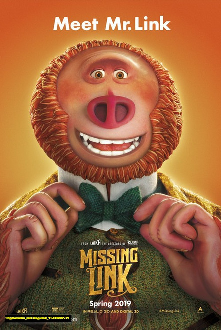 Jual Poster Film missing link (59gdwm0m) Jual Poster Film missing link (59gdwm0m)