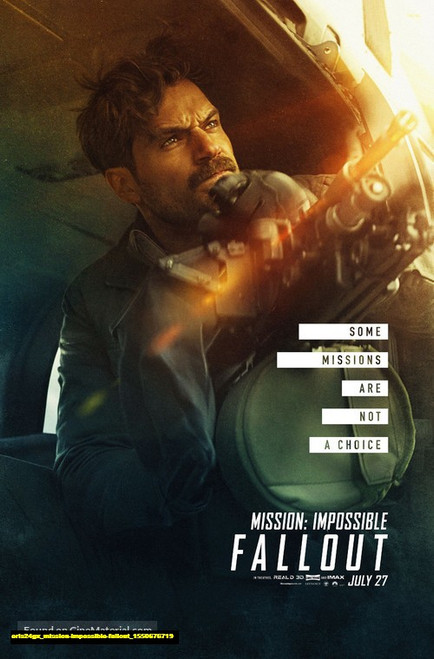 Jual Poster Film mission impossible fallout (erls24gx)