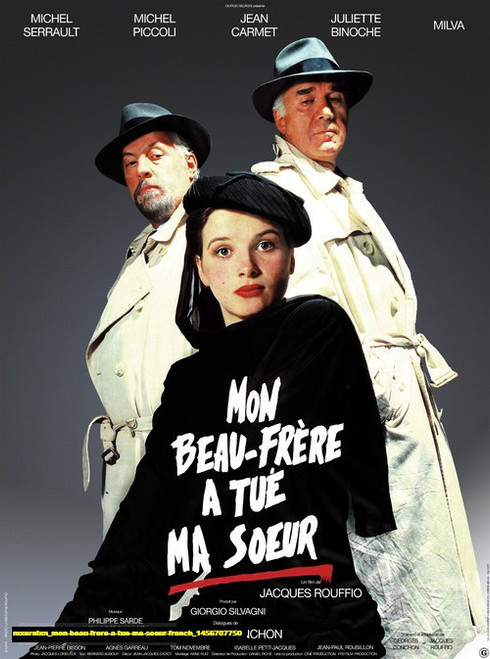 Jual Poster Film mon beau frere a tue ma soeur french (mxernlxn)