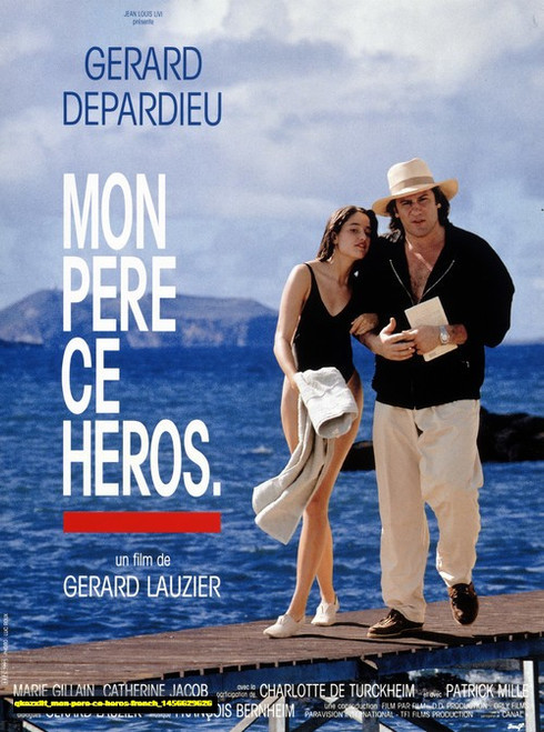 Jual Poster Film mon pere ce heros french (qkazxlit)