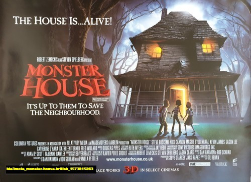 Jual Poster Film monster house british (hia3mota)