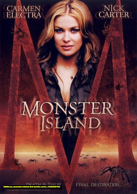 Jual Poster Film monster island dvd movie cover (l8r6kzsd)