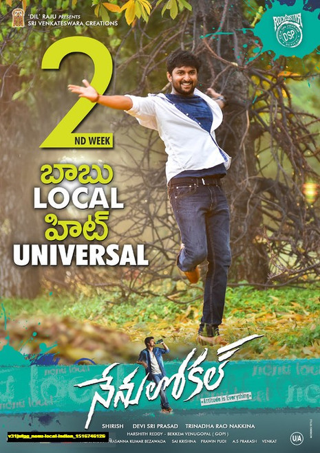 Jual Poster Film nenu local indian (v31jufgg)