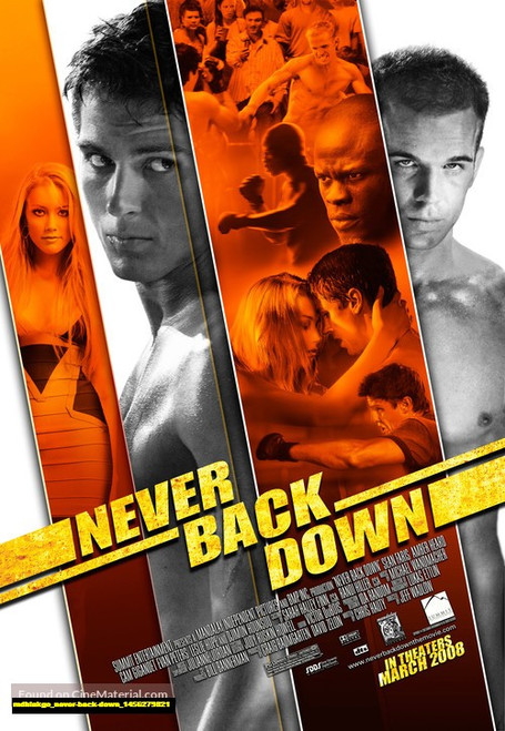 Jual Poster Film never back down (mdhiakgo)