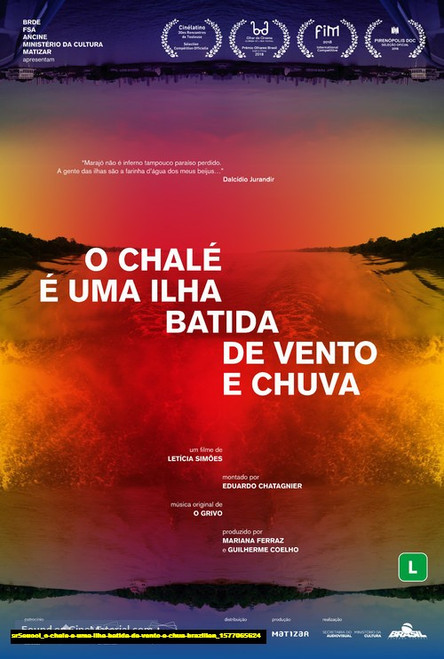 Jual Poster Film o chale e uma ilha batida de vento e chua brazilian (sr5euool)