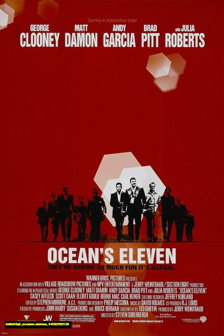 Jual Poster Film oceans eleven (bdfu59yf)