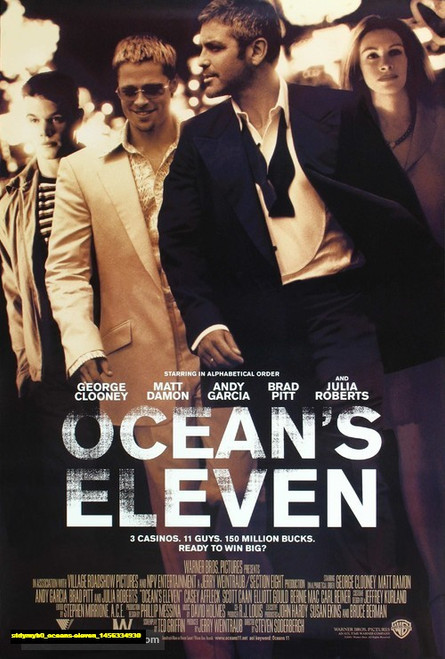 Jual Poster Film oceans eleven (stdymyb0)