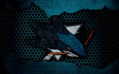 Jual Poster Emblem Logo NHL San Jose Sharks Hockey San Jose Sharks APC003