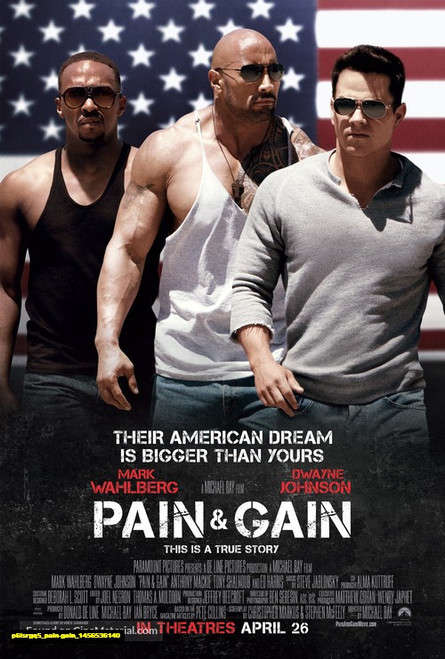 Jual Poster Film pain gain (p6isrgq5)