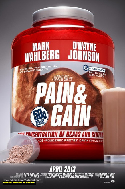 Jual Poster Film pain gain (u9yn3baz)