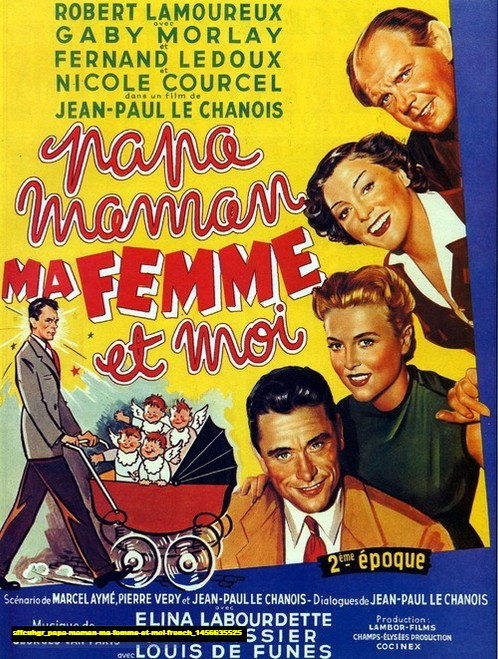 Jual Poster Film papa maman ma femme et moi french (sffcuhgr)