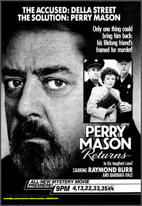Jual Poster Film perry mason returns poster (yvmztj8a)