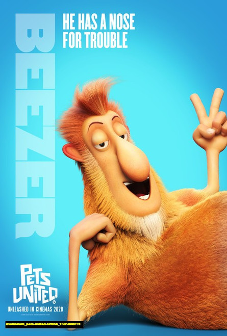 Jual Poster Film pets united british (dseknawm)