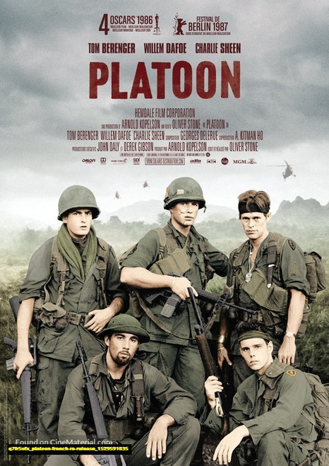 Jual Poster Film platoon french re release (q7fr5ofx)