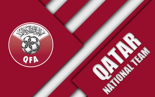 Jual Poster Emblem Logo Qatar Soccer Soccer Qatar National Football Team APC001