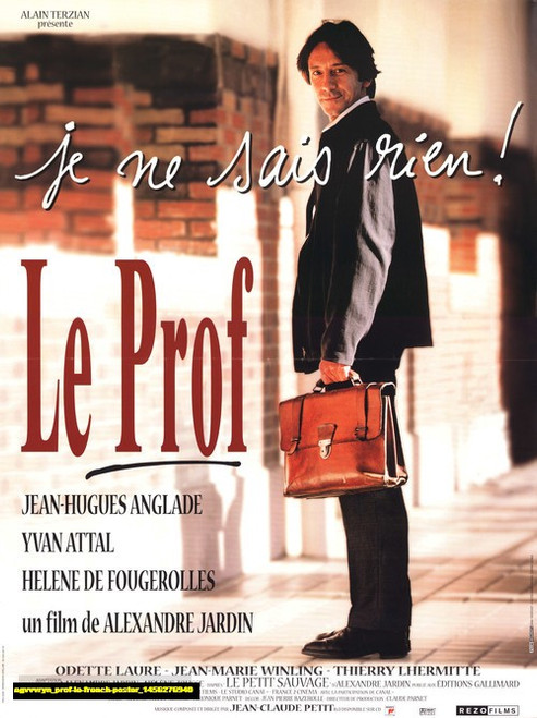 Jual Poster Film prof le french poster (agvvvryn)