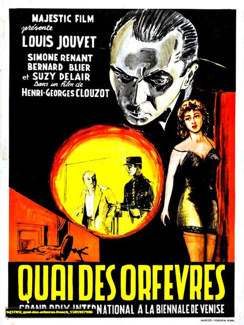 Jual Poster Film quai des orfevres french (tvj3785i)