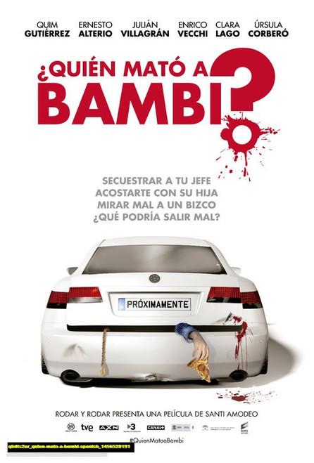 Jual Poster Film quien mato a bambi spanish (q6dts2ar)