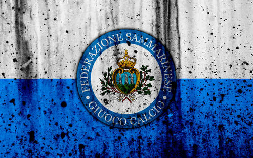 Jual Poster Emblem Logo San Marino Soccer Soccer San Marino National Football Team APC001