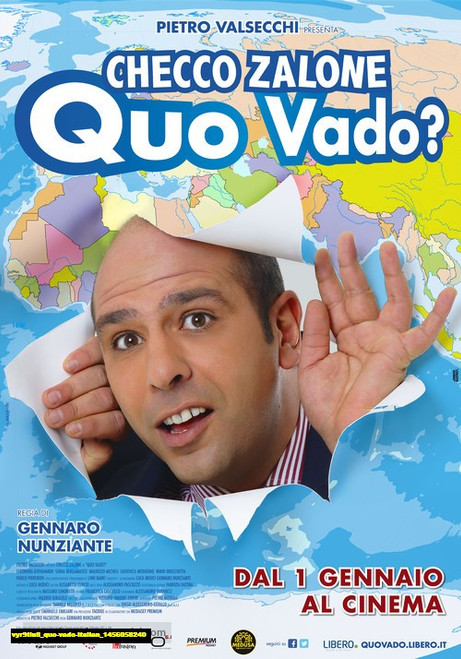 Jual Poster Film quo vado italian (vyr9tlu8)