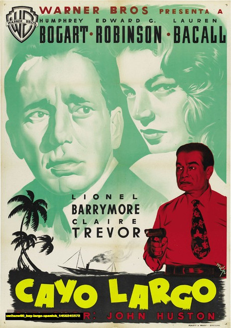 Jual Poster Film key largo spanish (sw2azw00)