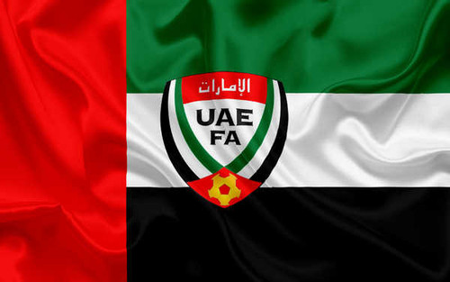 Jual Poster Emblem Logo Soccer United Arab Emirates Soccer United Arab Emirates National Football Team APC002