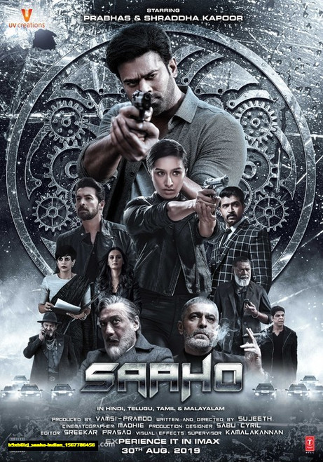 Jual Poster Film saaho indian (b9xb6lzj)