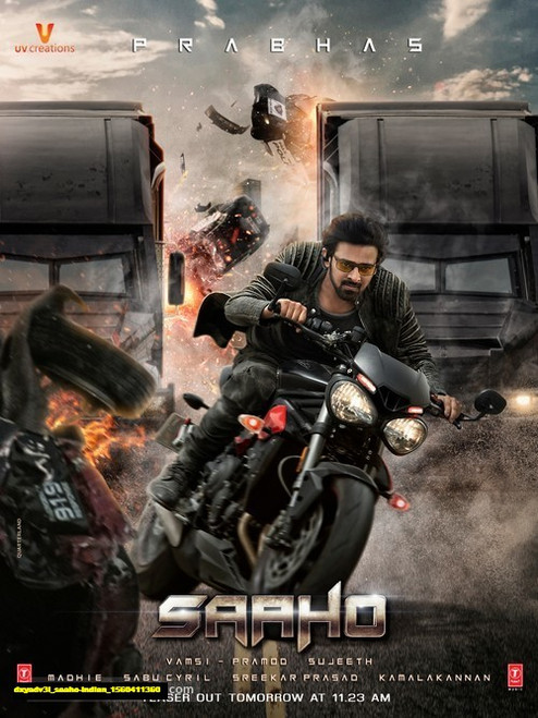 Jual Poster Film saaho indian (dxyadv3l)