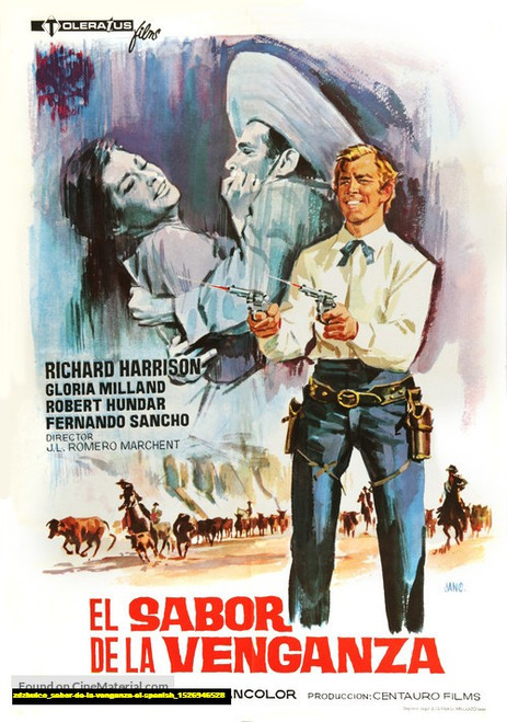 Jual Poster Film sabor de la venganza el spanish (zdzbulco)