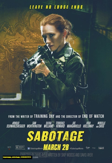 Jual Poster Film sabotage (voyuaqqp)