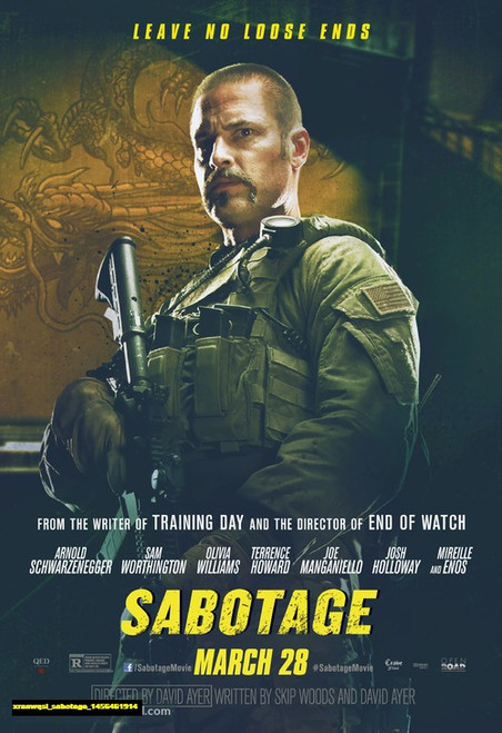 Jual Poster Film sabotage (xranwqsl)