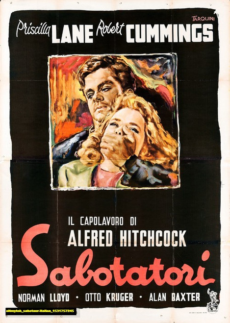 Jual Poster Film saboteur italian (eitmytob)