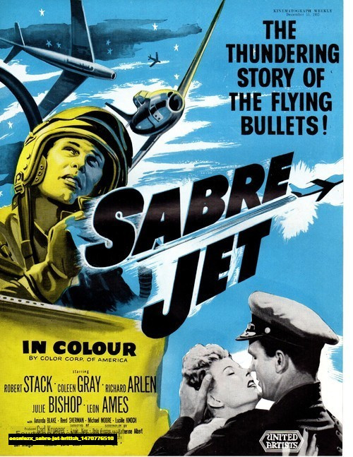 Jual Poster Film sabre jet british (eosnlezx)