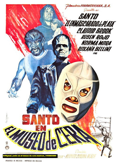 Jual Poster Film santo en el museo de cera mexican (9r4kymaf)