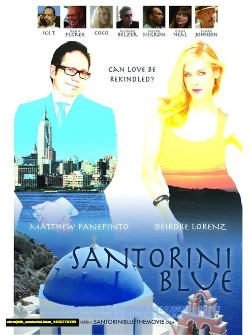 Jual Poster Film santorini blue (skrmjkfb)