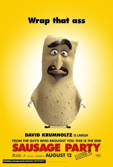 Jual Poster Film sausage party character (nw9zldgn)