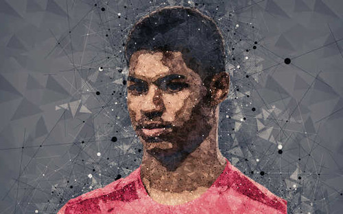 Jual Poster English Marcus Rashford Soccer Soccer Marcus Rashford APC002