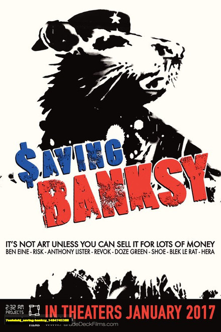 Jual Poster Film saving banksy (7eehdabj)