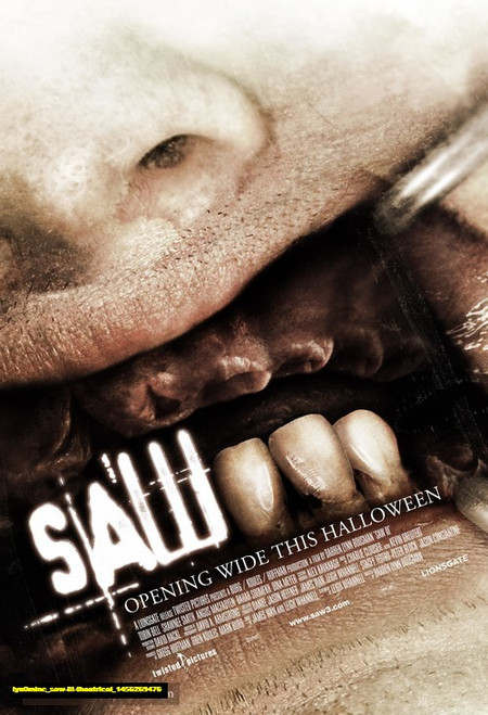 Jual Poster Film saw iii theatrical (iyn0mlnc)