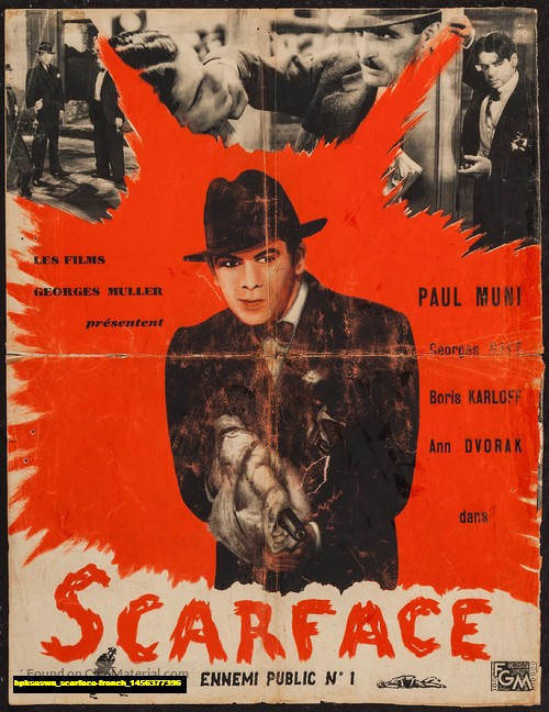 Jual Poster Film scarface french (bpksaswa)