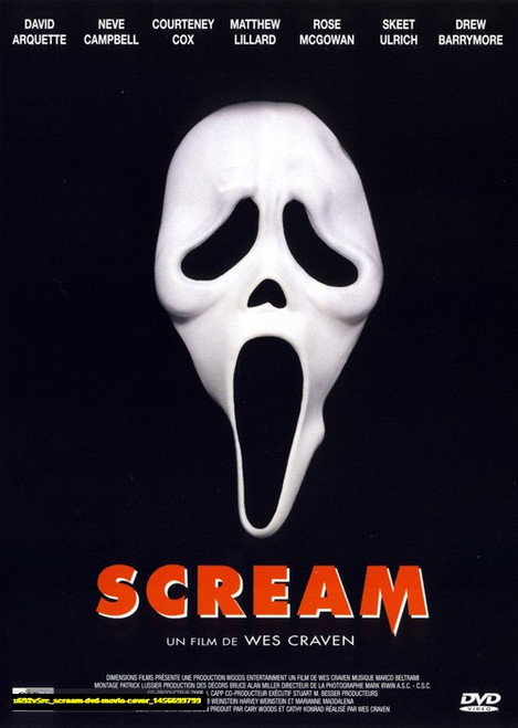 Jual Poster Film scream dvd movie cover (s692v5rc)