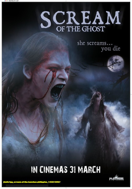 Jual Poster Film scream of the banshee philippine (jtm0x3yg)