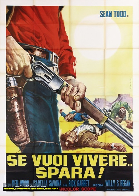 Jual Poster Film se vuoi vivere spara italian (kczbmv1c)